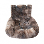 Koera Autos&otilde;iduiste Pehme Pestav Lemmiklooma T&otilde;stes&otilde;iduiste Turvarihmaga Pl&uuml;&uuml;sist Samet Kutsika Autos&otilde;idu Reisikandekott Voodi V&auml;ikestele Keskmistele Suurtele Koertele M tume kohvi v&auml;rv