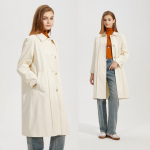 Naiste kraega keskmise pikkusega trenchcoat L