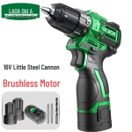 LAOA 16V juhtmeta harjadeta puur/kruvikeeraja CN pistikuga (adapter kaasas)