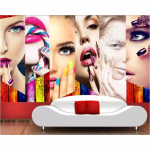 Tape Retro Sein Moodsad R&otilde;ivad 3D Seinamaal Ilusalongi Kaunistus Maal Juuste Ja K&uuml;&uuml;nte Seinamaalid 200 cm(W) x 140 cm(H)
