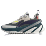 Li Ning Trendy Non slip Lightweight Low top Running Shoes Men's Brown Purple Green ARHQ055-3 39.5 gray