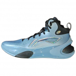 Li Ning YuShuai 17 Cushioning Slip Resistant Mid top Basketball Shoes Men's Light Blue ABAT043-15 42