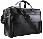 Masa Kawa meeste ehtsast nahast &auml;rikott, 2-viisiline disain, A4 suurus, veekindel, 15,6-tollise s&uuml;learvuti kott, suur mahutavus, ideaalne t&ouml;&ouml;le s&otilde;itmiseks ja