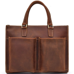 Luufan Ehtne Nahast &Auml;rikott, Meeste T&otilde;mblukuga Kott, Retro Veisenahast Nahk, 2-Viisiline Portfell, 14-tollise S&uuml;learvuti Hoidla, Nahast &Otilde;lakott