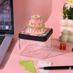 Ajakava Kalender 2026 Lauakalender LED-valgustusega 3D &Auml;rarebitav Kalender Paberist Nikerduskunst M&auml;rkmepaber Kingitus J&otilde;ulud