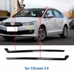 Citroen C4 2004-2013 jaoks 1 paar vasak ja parem esiklaasi k&uuml;lgsamba liistukate Wcreen akna liist 8120Q2 8120Q3
