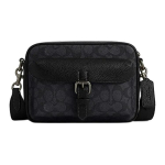 Coach Warner 22 Eemaldatav &otilde;larihm T&otilde;mblukuga Sulgemine Kunstnahast Crossbody kott V&auml;ikesed meeste kotid S&uuml;si CW217-QBMI5 Basic Set (Bag+Dust Bag)