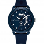 Tommy Hilfiger Denim Sinine Silikoon/Kummist Rihm Meeste Kvartsikell 1791482 sinine