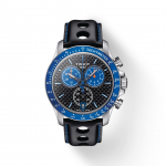 Tissot Nahkrihm S&uuml;simust Tihvtid Meeste Moodne K&auml;ekell T106.417.16.201.01 must