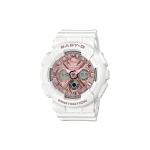Casio Baby-G &Uuml;kssarvik &Ouml;&ouml;jooks Vaim Veekindel Kvartsikell Naiste kellad Roosa Mitmev&auml;rviline BA-130-7A1PRL Single Watch,Random Watch Box,White Pink