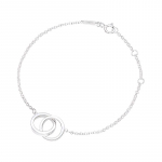 Tiffany & Co. Elegantne Must Emailiga Neljaleheline Ristik Minimalistlik Disain 925 H&otilde;bedast K&auml;ev&otilde;ru Naiste k&auml;ev&otilde;ru 35505903 Box+Shopping Bag