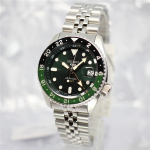 SEIKO 5 Sports SBSC019 GMT Sobiv stiil, Mehaaniline automaatne, Roheline ja must raam, 10 baari veekindel, Valmistatud Jaapanis, Meeste luksuskell, JDM