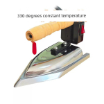 Jianxin Industrial Iron 1500W Spoon Professional Raud Erilise Kujuga Kleebis Kuiv Spoon M&auml;rg Spoon K&otilde;rge Temperatuuriga Raud PVC 1500W Non-Adjustable Constant Temperature Model black
