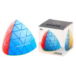 5-kihiline Pyraminx maagiline kuubik Stickerleee Professionaalne puslem&auml;nguasi Laste kingitus Cubo Magico Pusle blue