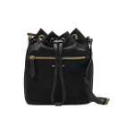 Burberry nailonist &auml;mbrikott musta nahast viimistlusega n&ouml;&ouml;riga suletav &uuml;le &otilde;la k&auml;ekott 81092671 Basic Set (Bag+Dust Bag) black