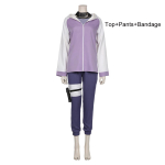SCIONE Anime Multikas Shippuuden Hinata Hyuga 2. p&otilde;lvkond T&auml;ielik kombo komplekt Cosplay Kost&uuml;&uuml;m Spordir&otilde;ivad XL gray