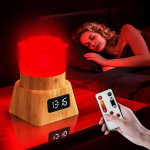 670nm Punase Valguse Lamp - USB-laetav, Puutetundlik Reguleeritav Valgus, Magamiseks, Joogaks ja L&otilde;&otilde;gastumiseks 5W