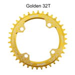 Deckas &Uuml;mar Hammasratas 104BCD Shimano jaoks 32T 34T 36T 38T MTB Jalgratta M&auml;giratta Hammasratas Kitsas Lai Hammasratas 104 bcd golden 32T yellow