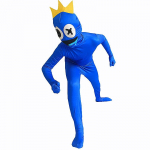 Laste Sinine Koletise Kombinesoon Halloween Cosplay &Otilde;udusm&auml;ngu Poiss S&uuml;nnip&auml;evapeo Kost&uuml;&uuml;m Kids 100cm&Rainbow Friends