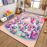 Uus vikerkaare &uuml;kssarviku vaip t&uuml;drukute toa kaunistuseks Laste m&auml;ngumatt Lasteaia elutoa vaip V&auml;ikelaste p&otilde;randamatt J&otilde;ulu-s&uuml;nnip&auml;evakingitus 100cm x 150cm