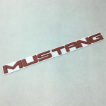 1 tk metallist Mustang auto kere t&auml;hekleeps tagaluugi kleebis kaunistus Mustang Shelby GT 350 15-18 v&auml;limuse tarvikutele punane