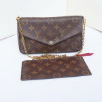 [Kasutatud] Louis Vuitton Pochette F&eacute;Licie 'Pruun Monogramm L&otilde;uend' - V&auml;ga Hea #1HD8RGU ONE SIZE