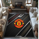 Manchester United Tr&uuml;kitud Flanellist Ala-vaip libisemiskindel pehme pol&uuml;esterp&otilde;randavaip siseruumide dekoratsioonimatt magamistoa elutoa diivani jaoks 100cmx150cm