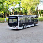 Suur Elektri-Turisti M&auml;nguasi Liiklusbuss Sulamist Reisijaauto Mudel Diecast Metallm&auml;nguasi &Auml;ribussi Mudel Heli Valgus Laste Kingitus valge