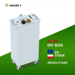 ASGOFT DIY 16S 48V 280Ah Lifepo4 P&auml;ikeseenergia Salvestusaku Kast koos BMS-i ja Metallkorpusega P&auml;ikeseenergia S&uuml;steemidele