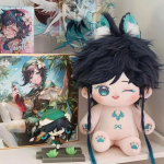 20cm Genshin Impact Venti Palusnukk Armas T&auml;idisloom Anemo Arhont Kawaii Palusm&auml;nguasi Kollektsioon S&uuml;nnip&auml;evakingitus Uusaastakingitus with skeleton gray