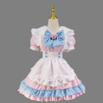 Suurused S-5XL Roosa/Sinine Lolita Neiu Kleit Suure Kaaniga - &Uuml;liarmas Ristriietuja Komplekt XXXL helesinine v&auml;rv