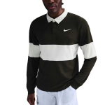 Nike Court Slam Dri-FIT ADV Seeria Tennise Mood Lihtne Pikkade Varrukatega Polo S&auml;rk Meeste pealsed IB8141-355 L white