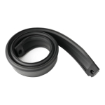 Tuuleklaasi karniisi kummistiib Jeep Wrangler YJ 1987-1995 jaoks 55009127 black
