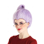 REEWES Fantas&iacute;a Haldjakristallipuu Cosplay S&uuml;nteetiline Juustega Haldjakristallipuu Kost&uuml;&uuml;mi Parukas Naistele Karnevaliks (purple,One Size) gray