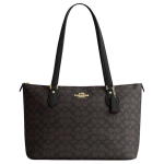 COACH Gallery PVC-nahast &uuml;lakeha-ristkeha kott-tote, Ostukott, K&auml;ekott Naistele Tume pruun CW381-IMXAQ One Size 2 beige
