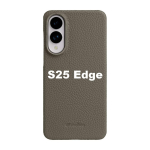 Melkco Ehtne Nahast &Uuml;mbris Samsung Galaxy S25 Edge'ile K&auml;sit&ouml;&ouml;na Valmistatud Luksuslik &Auml;riline Ehtne Lehma Nahast Poolkattega Telefonikate For Samsung S25 Edge&Genuine Leather lilla