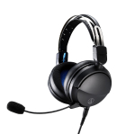Audio-Technica ATH-GL3 BK Suletud Tagak&uuml;ljega M&auml;nguripeakomplekt, Eemaldatav Mikrofon, PC/PS4/PS5/Switch/Xbox, Must must