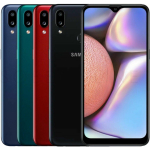 Renoveeritud Samsung Galaxy A10S A107F LTE Originaal Avatud Kahe SIM-kaardi pesa 2 GB RAM 32 GB ROM Android Nutitelefon sinine