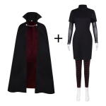 Hotel Transylvania Mavis Cosplay Kost&uuml;&uuml;m Pol&uuml;esterkeepiga Halloweeni ja Cosplay &Uuml;ritusteks 110 black