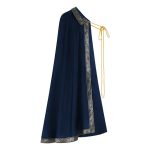 Cosplay meeste renessansssall pool&otilde;laga keep keskaegne samuraikeep LARP s&otilde;dalase messi Halloweeni kost&uuml;&uuml;m One size fits all black