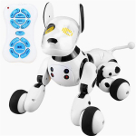 RC K&otilde;ndiv koer Traadita Nutikas koer Elektrooniline lemmikloom Hariv Laste m&auml;nguasi Robott koer Kingitus must