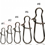 R&otilde;ngad kalap&uuml;&uuml;gi pistik Tugev, kena p&ouml;&ouml;rlev lukustusnupp magevee merevees kalastamiseks 100pcs-Size1-40LB