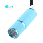 Mini UV-geel-k&otilde;vastuv lamp teisaldatav k&uuml;&uuml;nekuivati ​​LED taskulambi valuutadetektor