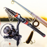 Fsihing Combo Carbon Fiber 1,8&ndash;3,6 M teleskoop&otilde;ngeritv ja 14BB spinningurulliga kalastuskomplekt 1.8M