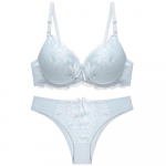 Seksikas suures suuruses naiste pitsist rinnahoidjakomplekt aluspesu Push Up rinnahoidja ja p&uuml;ksikute komplektid naiste rinnahoidjap&uuml;ksid 38D