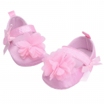 Uusimad armsad v&auml;ikelapse lilledega v&otilde;revoodi kingad Pehme tallaga laste t&uuml;drukute beebijalatsid Prewalker vasts&uuml;ndinu mokassiin 0-6m roosa