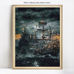 Teemanttikandid maastik 5D teemantmaal T&auml;ispuurimise &uuml;mmargune teemant t&auml;isekraaniga maalid 20X30CM