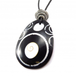Les Tr&eacute;sors De Lily [J6997] - Collier 'Kilimanjaro' noir blanc must