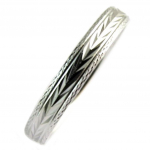 Alliance Argent 'Lien d'Amour' argent&eacute; (rhodi&eacute;) - 3 mm 50 h&otilde;be