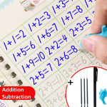 1Set Magic Writing Paste Lasteaeda Soodus Postitus Enne kooli k&otilde;va pliiatsiga kirjutuslaud Addition and Subtraction